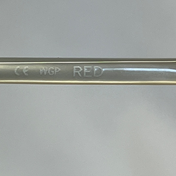 Gold Chrome Hearts "RED" Sunglasses - Picture 14 of 16